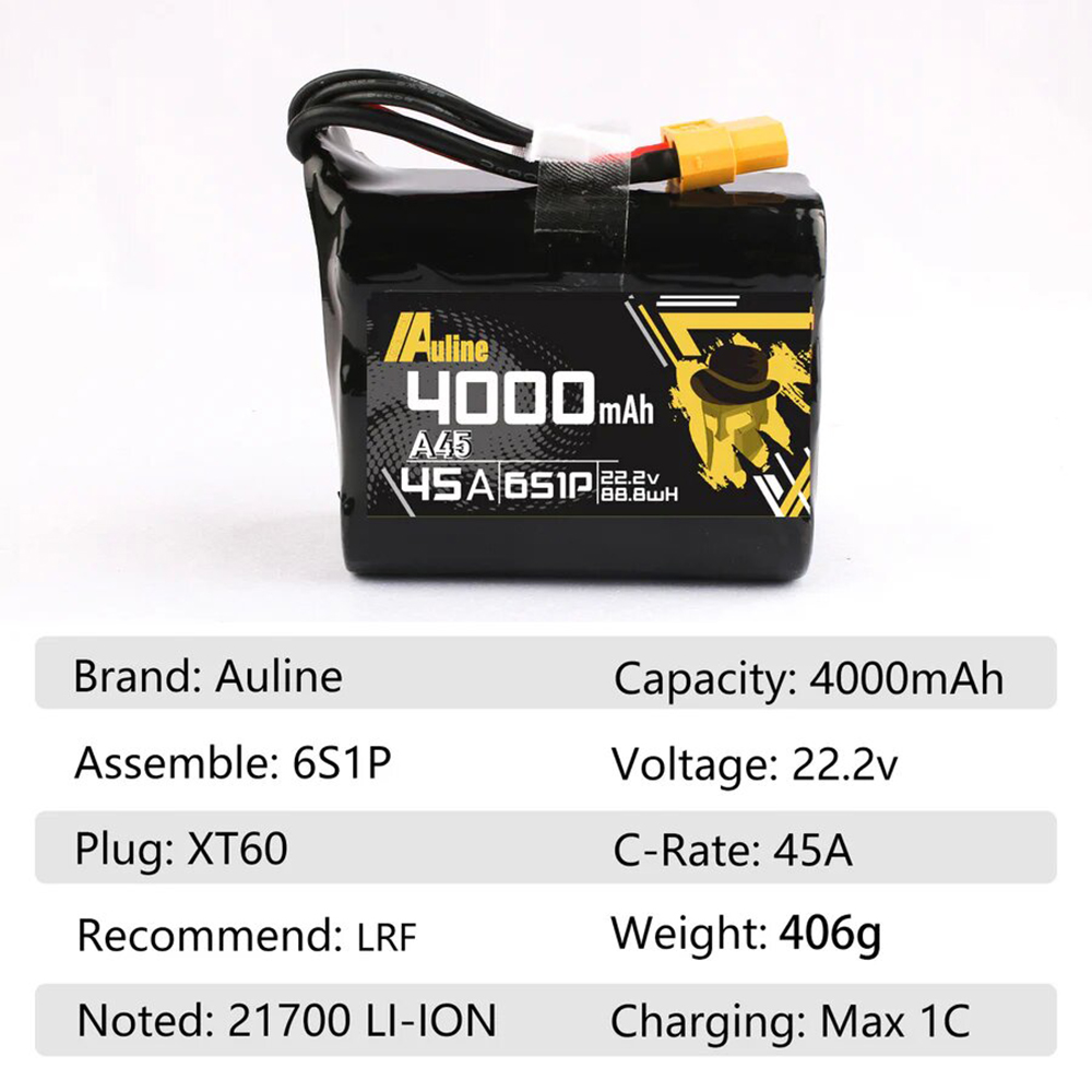 Auline21700A45222V4000mAh6S45ALiPoBatteryXT60PlugforRCDrone-2015452-1