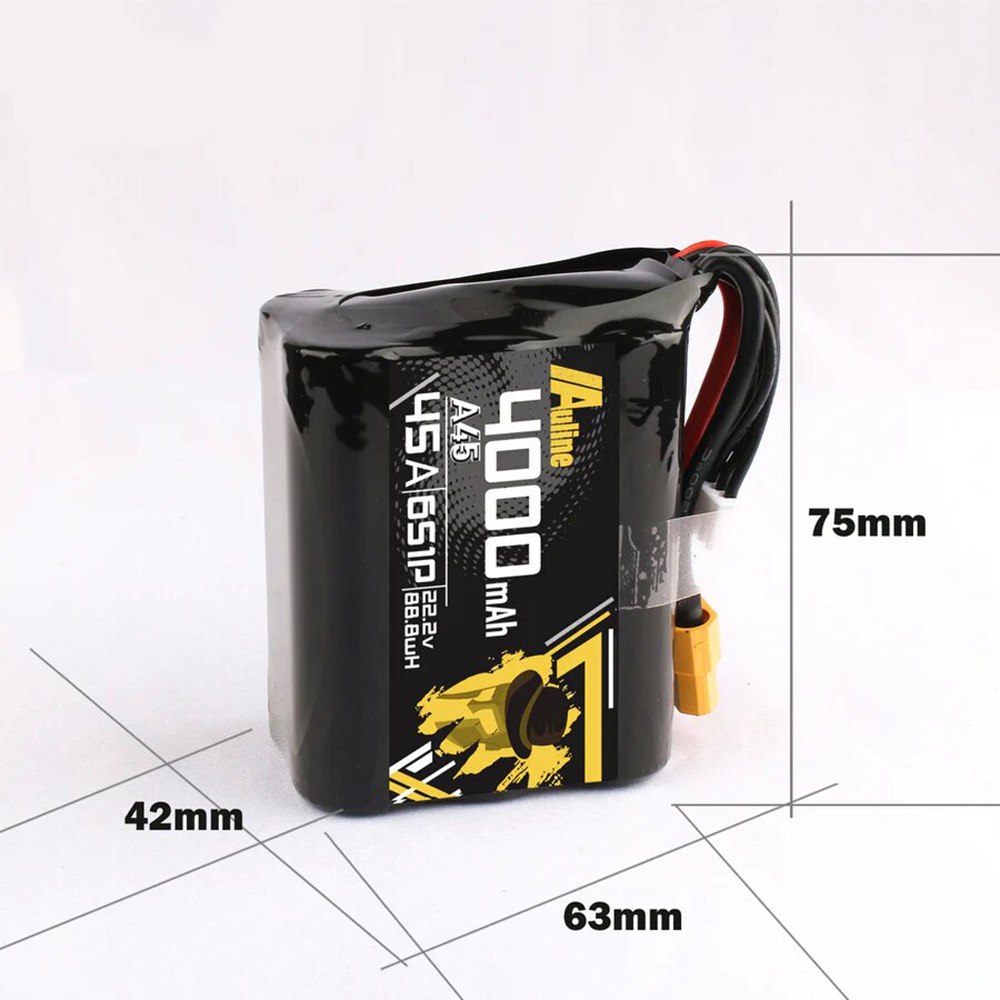 Auline21700A45222V4000mAh6S45ALiPoBatteryXT60PlugforRCDrone-2015452-2