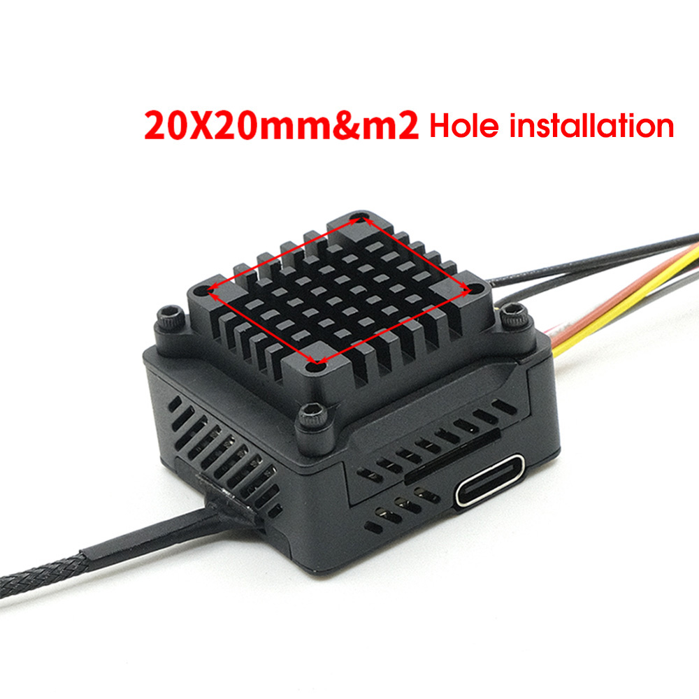 B6FPVAluminumAlloyFPVTransmitterHeatSink20x20mmM2AdapterforDJIO3AirUnitRCDrone-2004974-2