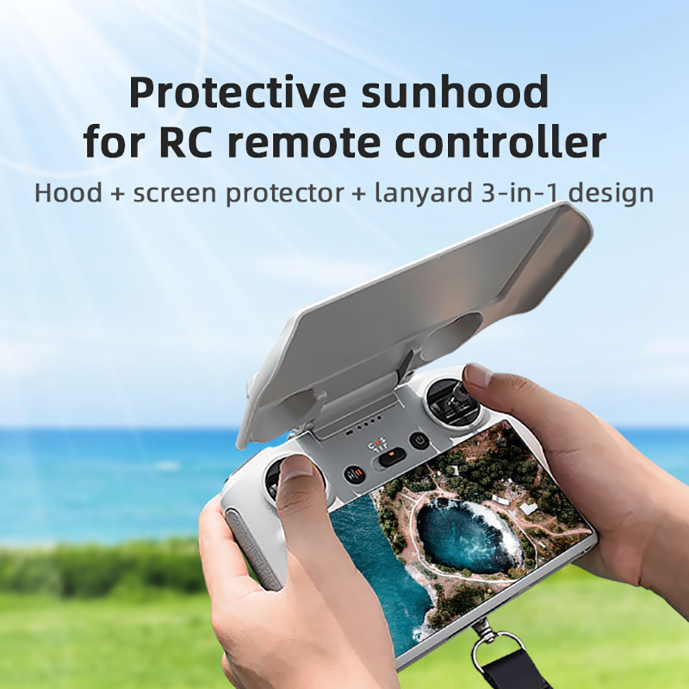 BRDRC2-in-1RCScreenRemoteControllerSunShadeHoodSunshadeProtectionCoverShellCaseJoystickProtectorforD-1998789-1