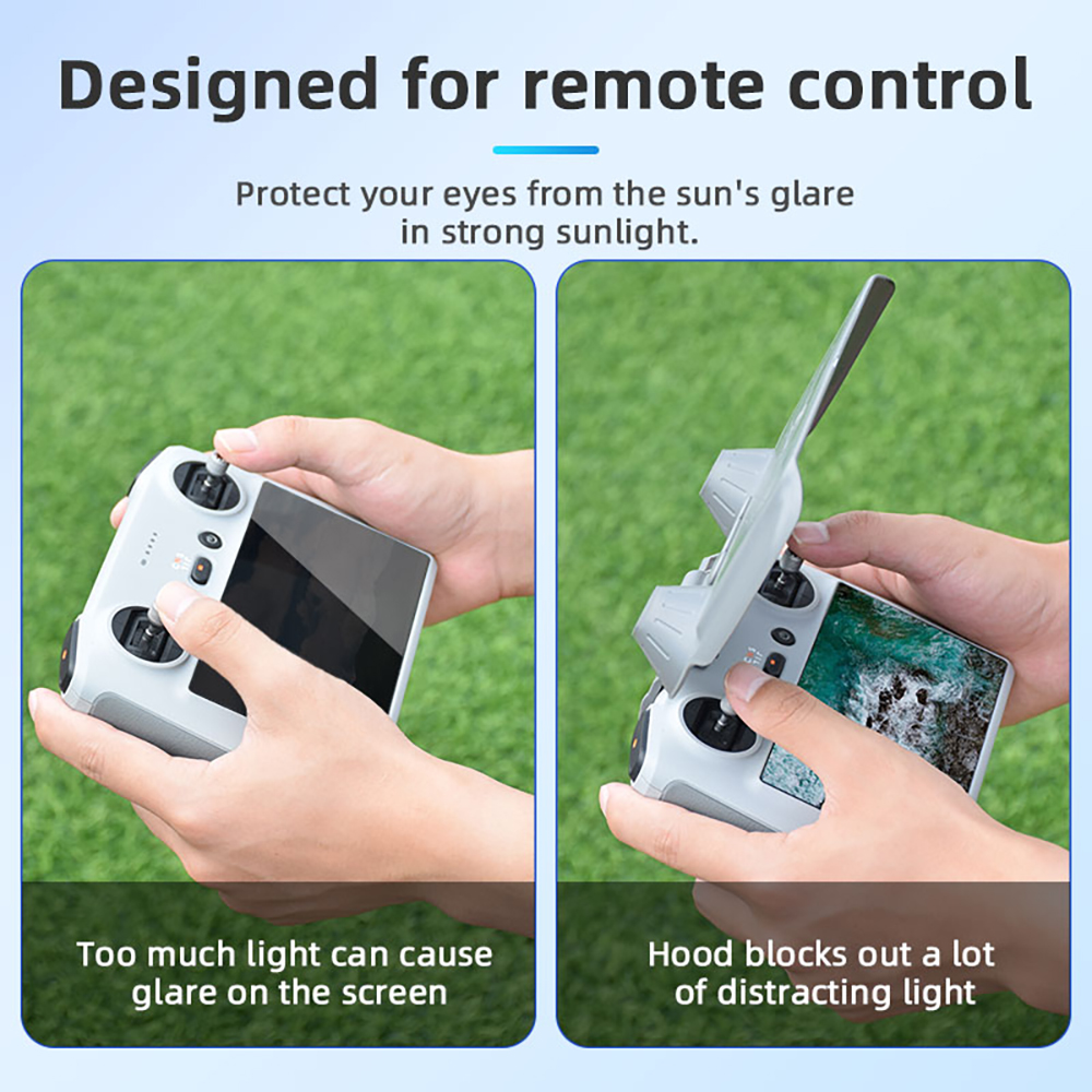 BRDRC2-in-1RCScreenRemoteControllerSunShadeHoodSunshadeProtectionCoverShellCaseJoystickProtectorforD-1998789-2