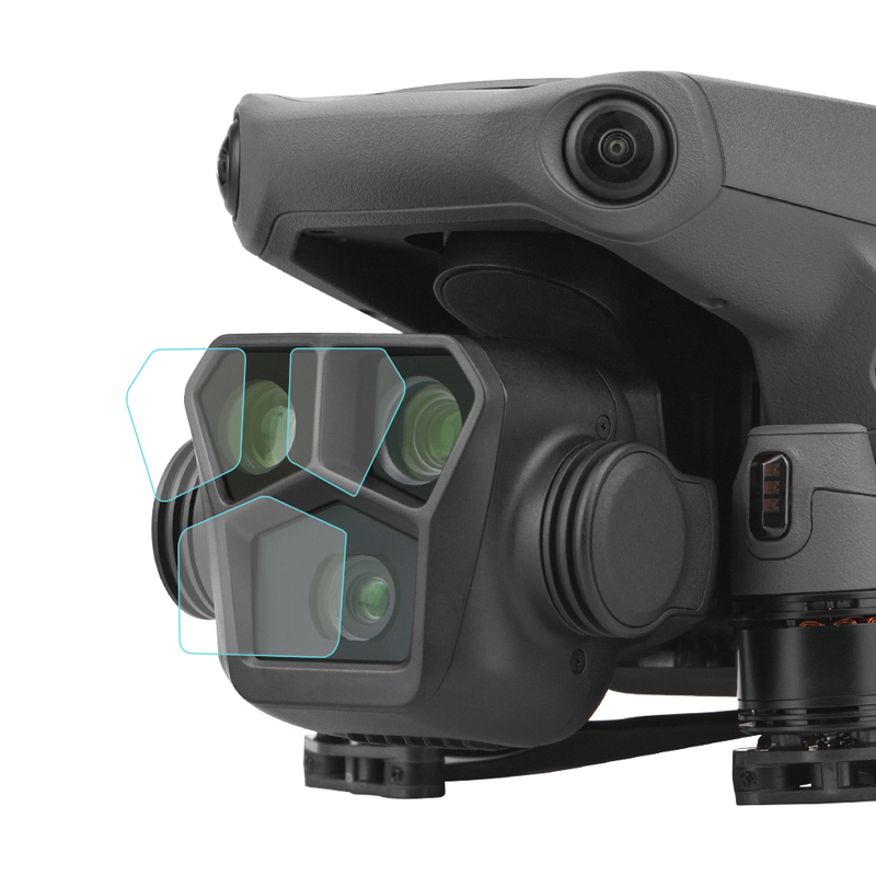 BRDRCCameraLens9HHardnessAnti-ScratchTemperedGlassFilmScreenProtectorforDJIMavic3PRORCDrone-1989068-3