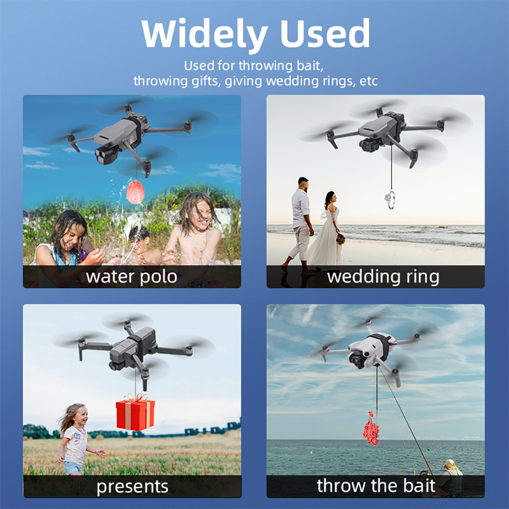 BRDRCDP500UniversalAirdropAirDroppingSystemRemoteThrowerTransportGiftSeaFishingDeliveryDeviceforDJIM-2005252-2