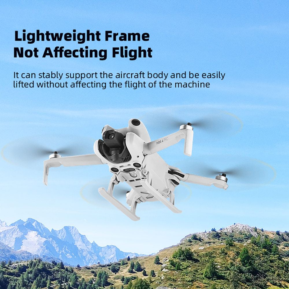 BRDRCFoldableExtendedHeighten25mmLandingGearSkidLegsProtectorSupportforDJIMini4PRORCDroneQuadcopter-2007281-5