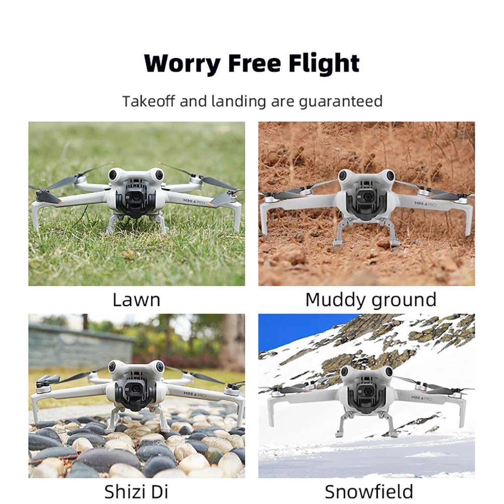 BRDRCFoldableExtendedHeighten25mmLandingGearSkidLegsProtectorSupportforDJIMini4PRORCDroneQuadcopter-2007281-10