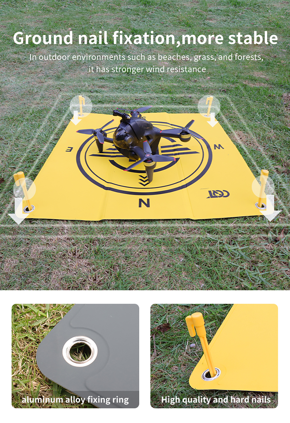 CQT55cmUniversalLandingPadDoubleSidedFoldableParkingApronforDJIMini4Mini3PROAvata2AIR3Mavic3FIMIX8MI-2014929-3
