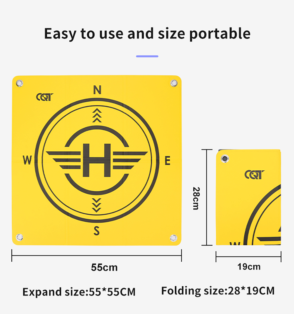 CQT55cmUniversalLandingPadDoubleSidedFoldableParkingApronforDJIMini4Mini3PROAvata2AIR3Mavic3FIMIX8MI-2014929-8