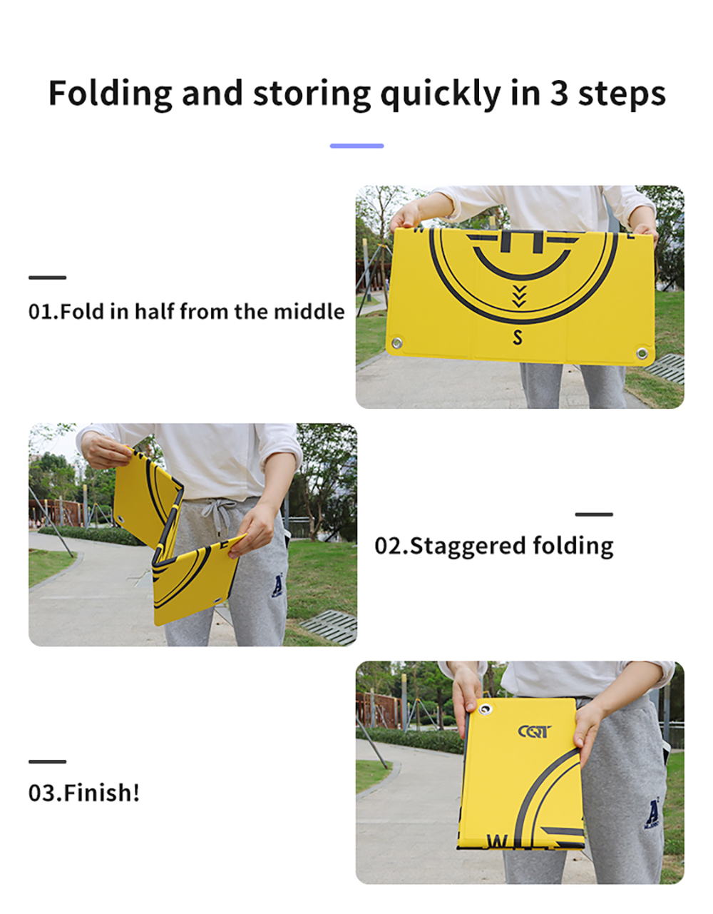 CQT55cmUniversalLandingPadDoubleSidedFoldableParkingApronforDJIMini4Mini3PROAvata2AIR3Mavic3FIMIX8MI-2014929-9