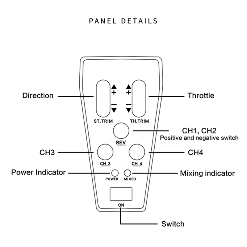 CT-40024GHz4CHRCRadioTransmitterwithMixedControlModeforRCCarTruckBoatTanks-1989446-6