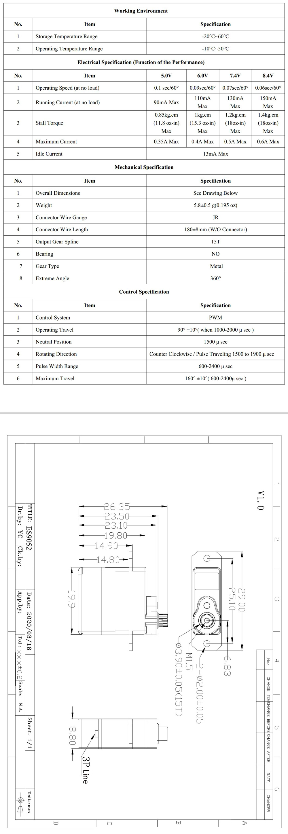 EMAXES9052MDHVAll-PurposeHighVoltageMetalGearDigitalServo-2014314-1