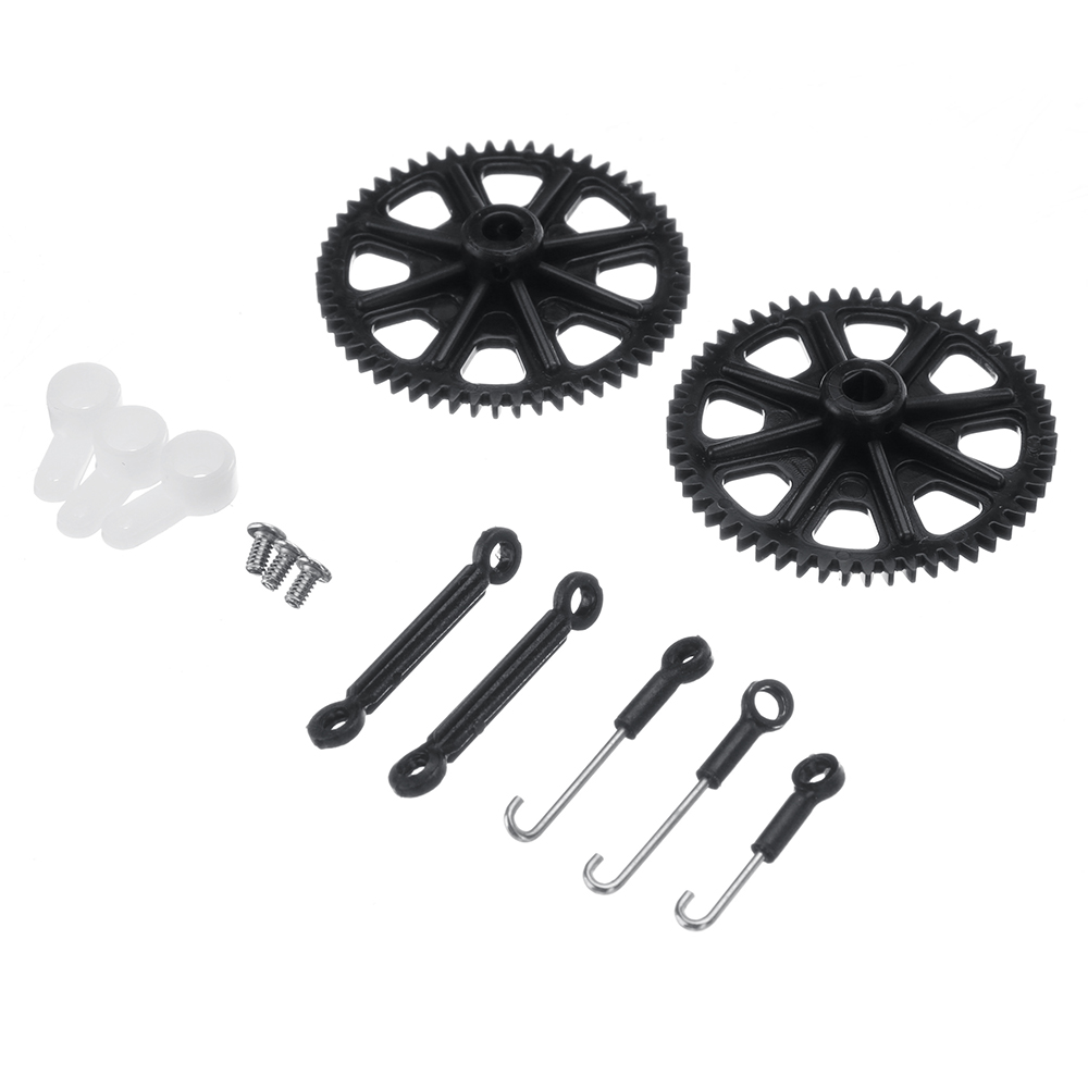 EachineE160RCHelicopterSpareParts2PCSMainGear3PCSServoArm2PCSUpperLinkageRod3PCSLowerConnectBuckleRo-1978396-1