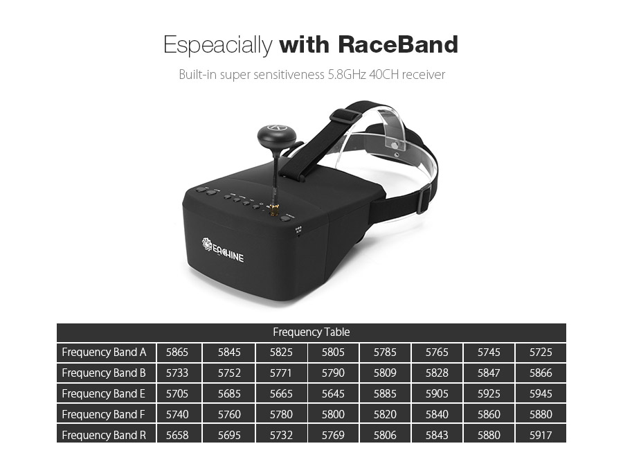 EachineEV8005Inches800x480FPVGoggles58G40CHRacebandAuto-SearchingBuildInBattery-1053357-7