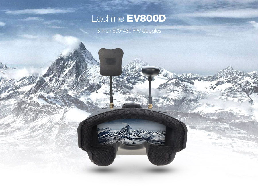 EachineEV800D58G40CHDiversityFPVGoggles5Inch800480VideoHeadsetHDDVRBuildinBattery-1180354-1
