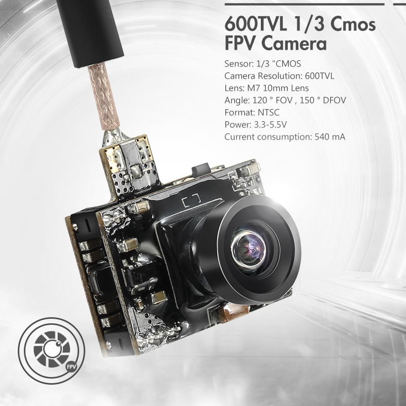 EachineTX0500152550100250mWSwitchablewOSDAIO58G72CHVTX600TVLNTSCMiniFPVCameraforRCDrone-1181013-5