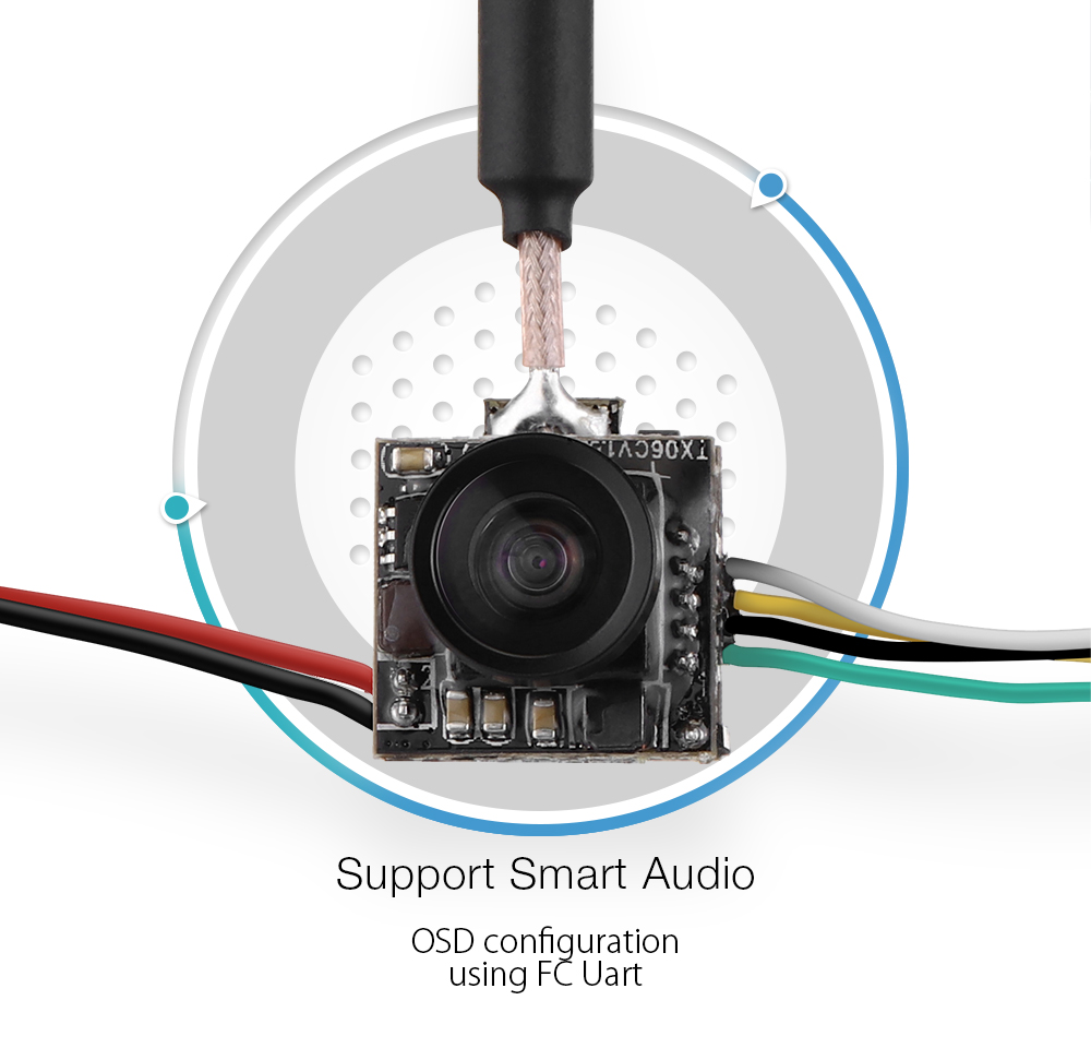 EachineTX06700TVLFOV120Degree58Ghz48CH25mWSmartAudioMiniFPVCameraSupportPitmodeAIOTransmitterForRCDr-1413572-3