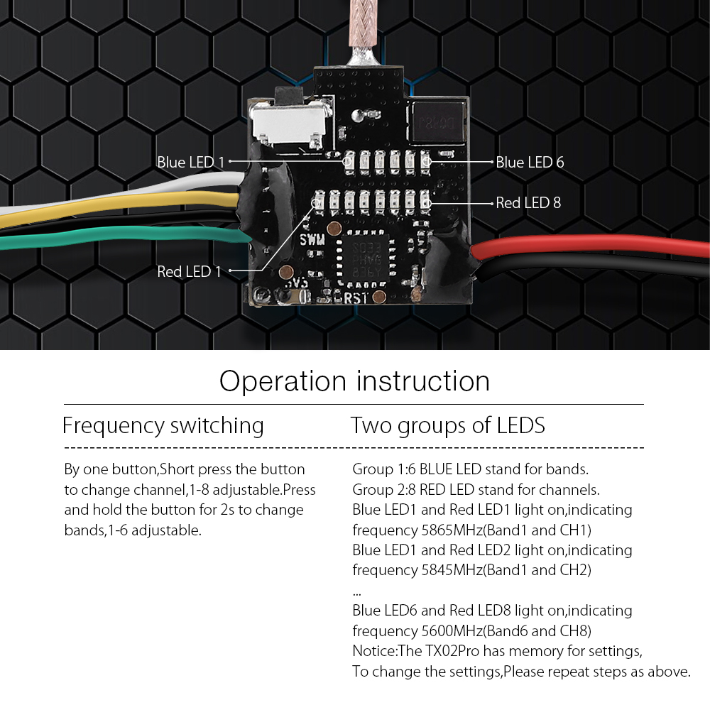EachineTX06700TVLFOV120Degree58Ghz48CH25mWSmartAudioMiniFPVCameraSupportPitmodeAIOTransmitterForRCDr-1413572-5