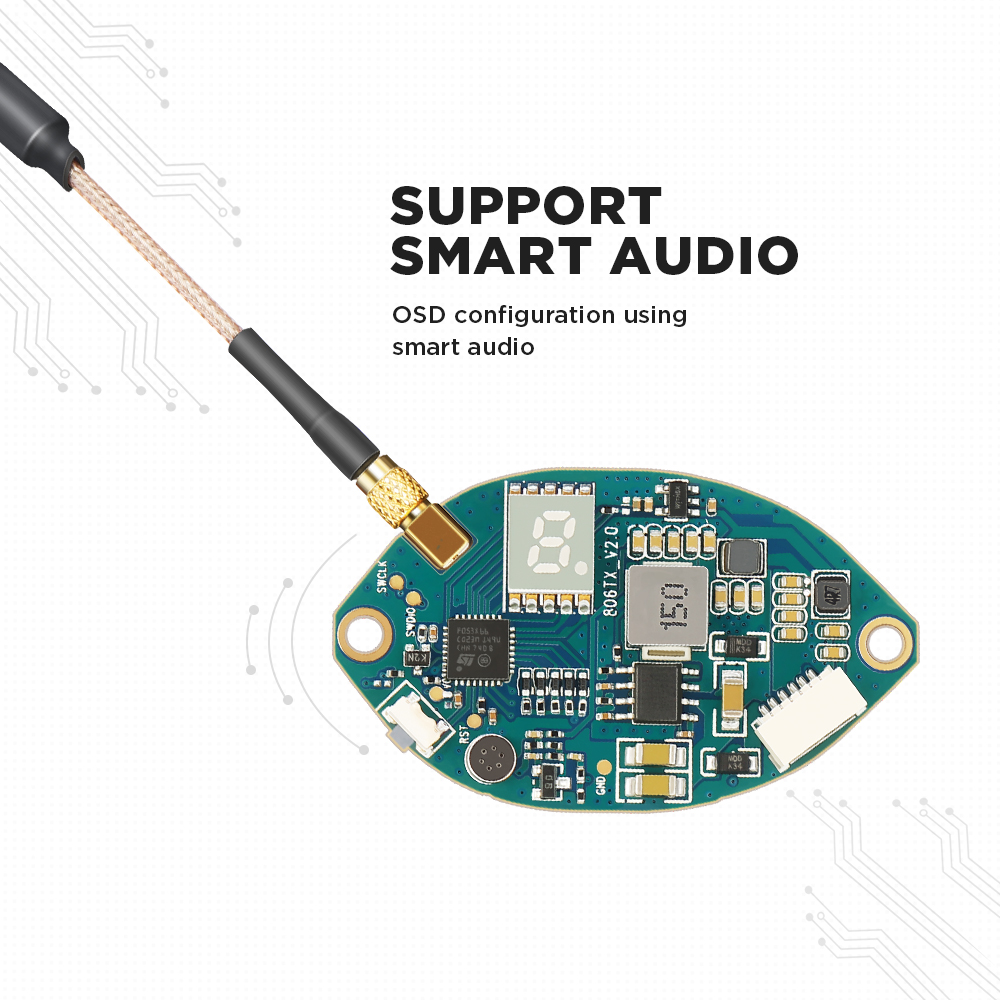 EachineTX806LeafVersion58Ghz72CH25mW200mW400mW800mW1000mWFPVTransmitterSmartAudioPitModeAVVTXMMCXWit-1384224-2