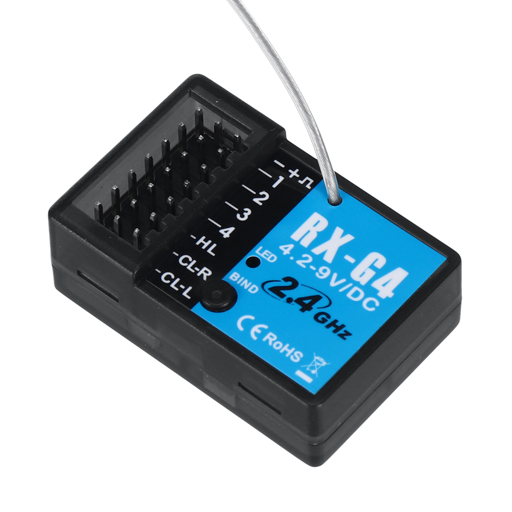 FLYUEACET-6819A24GHz4CHTransmitterwithRX-G4LightControlMiniReceiverforRCCarBoatTankModels-1991599-12