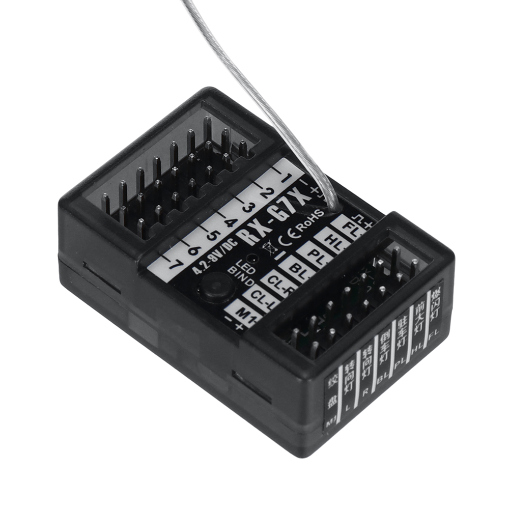 FLYUEACET-6819BT-6819C24GHz7CHTransmitterwithRX-G7RX-G7XLightGroupReceiverforRCCarBoatTanks-1991061-9