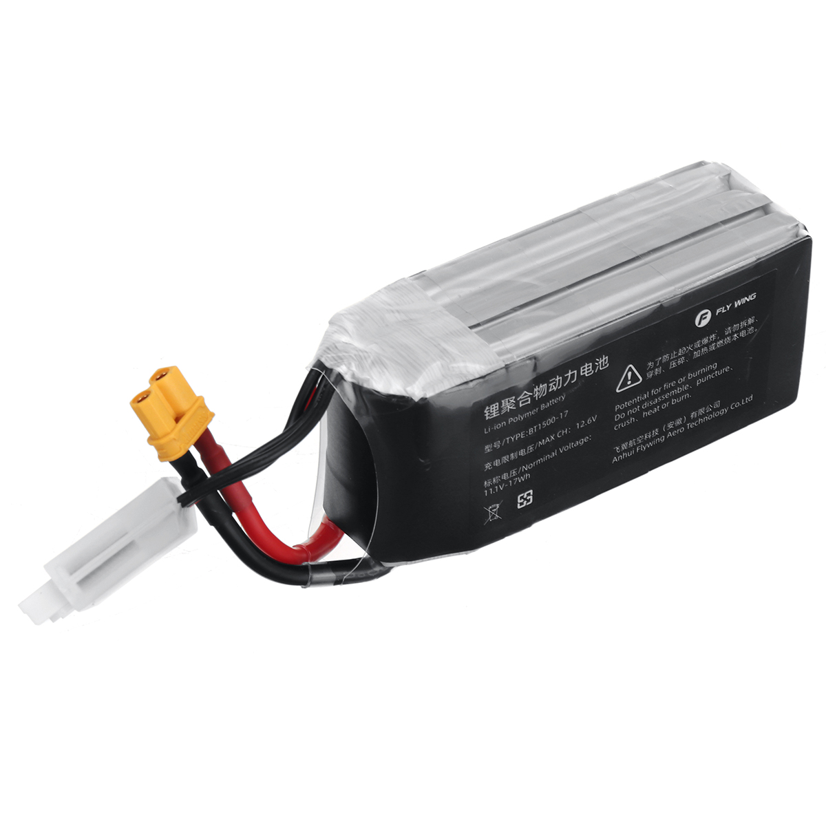 FLYWINGFW200RCHelicopterSparePart3S111V17WH1500mahHighVoltageLi-ionPolymerBattery-1940913-2