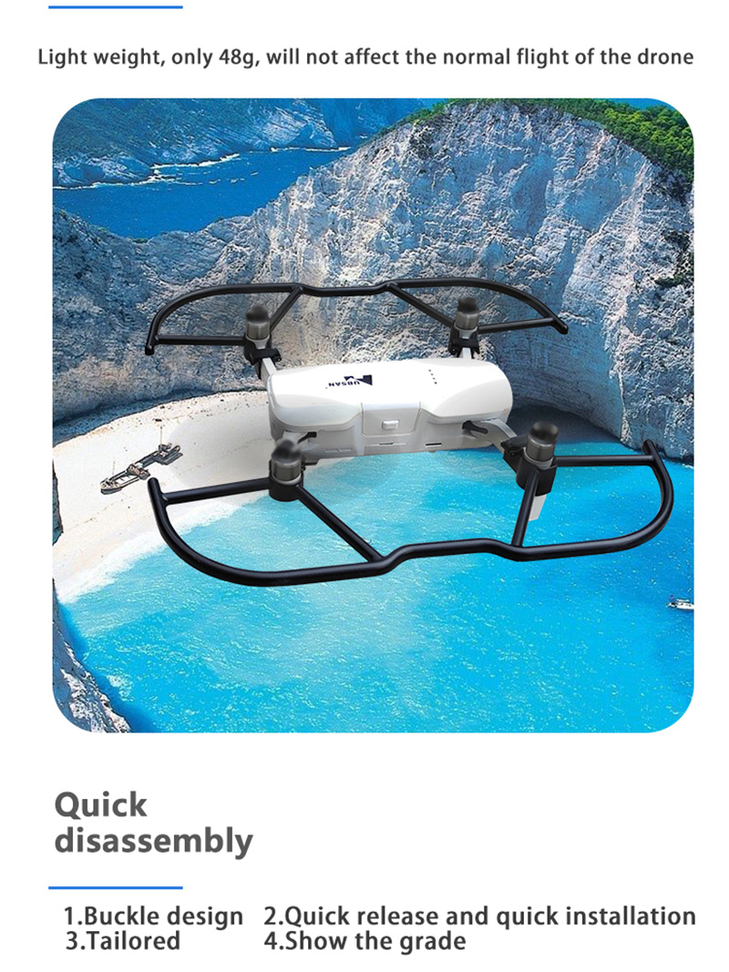 FSumQuickReleaseAnti-CollisionPropellerPropsGuardProtectionCoverforHubsanACEPROACESEACERefinedDrone-1977463-5