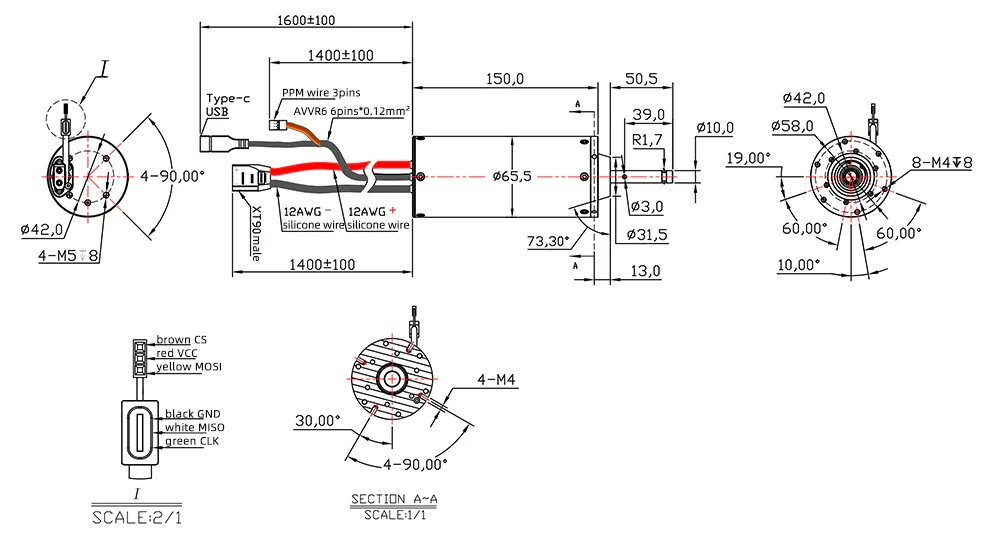 Flipsky65150BrushlessMotor160KV3000WIP68BLDCESC2-in-1ComboforSurfingBoatUnderwaterThrusterHydroEfoil-2012301-1