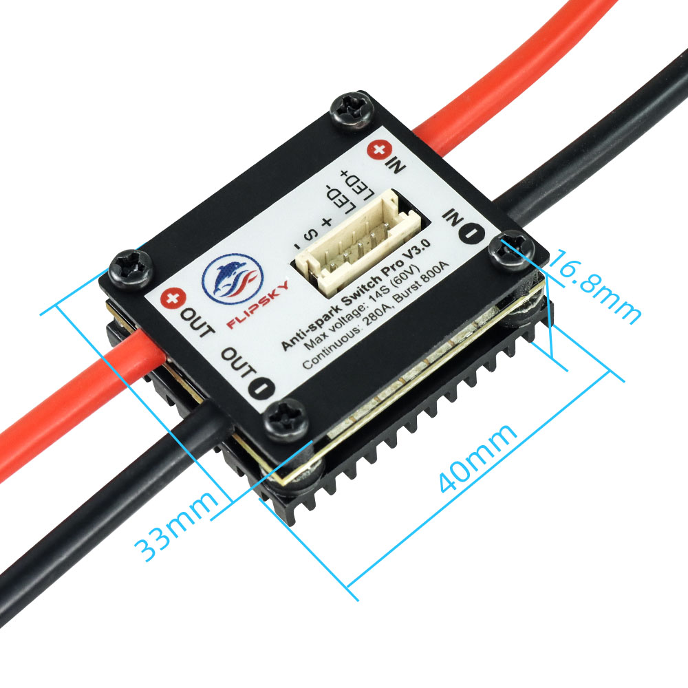 FlipskyAntisparkSwitchProwithAluminumPCBV30200AforElectricSkateboardEBikeScooterRobotsRCCarModelsPar-1990236-3