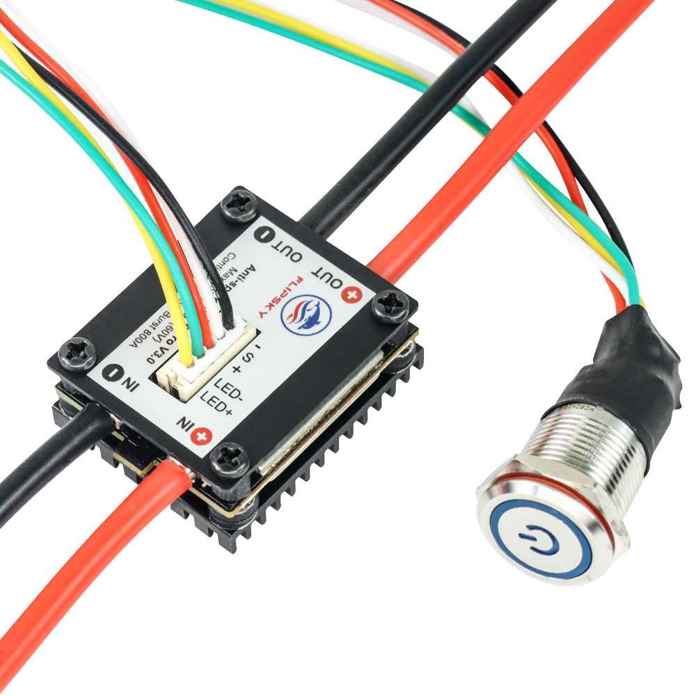 FlipskyAntisparkSwitchProwithAluminumPCBV30200AforElectricSkateboardEBikeScooterRobotsRCCarModelsPar-1990236-5