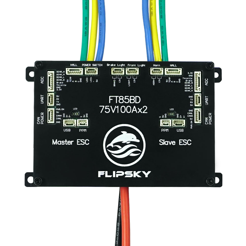 FlipskyFT85BDESCWithAluminumCaseNON-VESCForElectricSkateboardScooterEbikeSpeedControllerElectricMoto-2008388-5