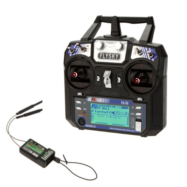FlySkyFS-i624G6CHAFHDSRCRadioTransmitterWithFS-iA6BReceiverforRCFPVDroneEngineeringVehicleBoatRobot-983537-1