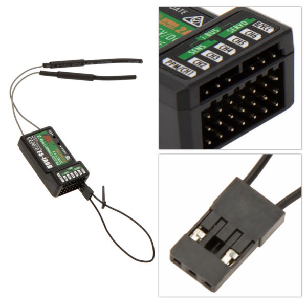 FlySkyFS-i624G6CHAFHDSRCRadioTransmitterWithFS-iA6BReceiverforRCFPVDroneEngineeringVehicleBoatRobot-983537-11
