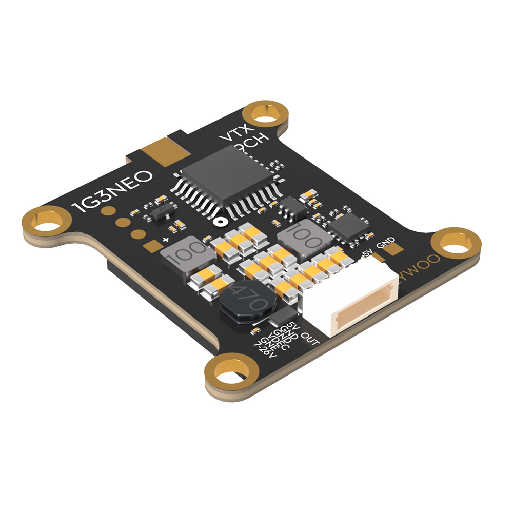 Flywoo1213GHz9CH25mW200mW800mWVideoTransmitterBuilt-inAGCMicrophoneMMCXVTX-1G3withDipoleSMAAntennafo-2002320-2