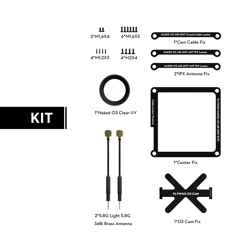 FlywooLightweightUVND4ND8ND16FiltersSetUpgradeCasekitforDJINakedO3AirUnitRCDrone-2002326-3