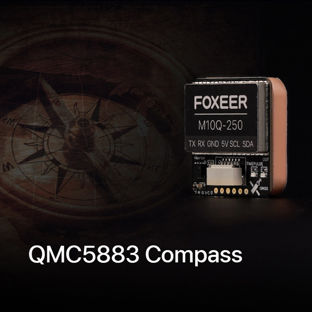 FoxeerM10Q2505883CompassGPSM10ChipBuilt-inCimaticAntennaforRCDroneFPVRacing-1986095-4