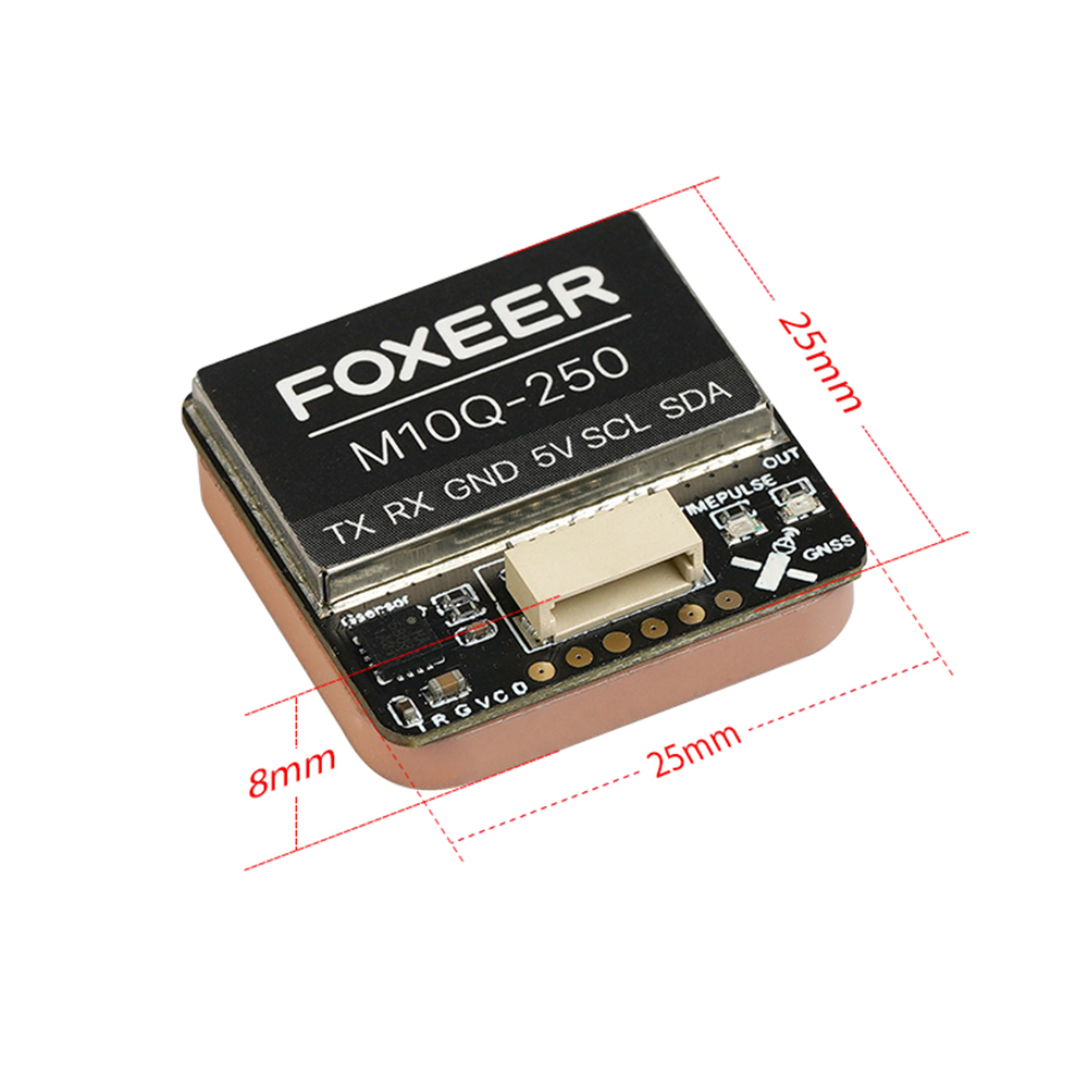 FoxeerM10Q2505883CompassGPSM10ChipBuilt-inCimaticAntennaforRCDroneFPVRacing-1986095-6