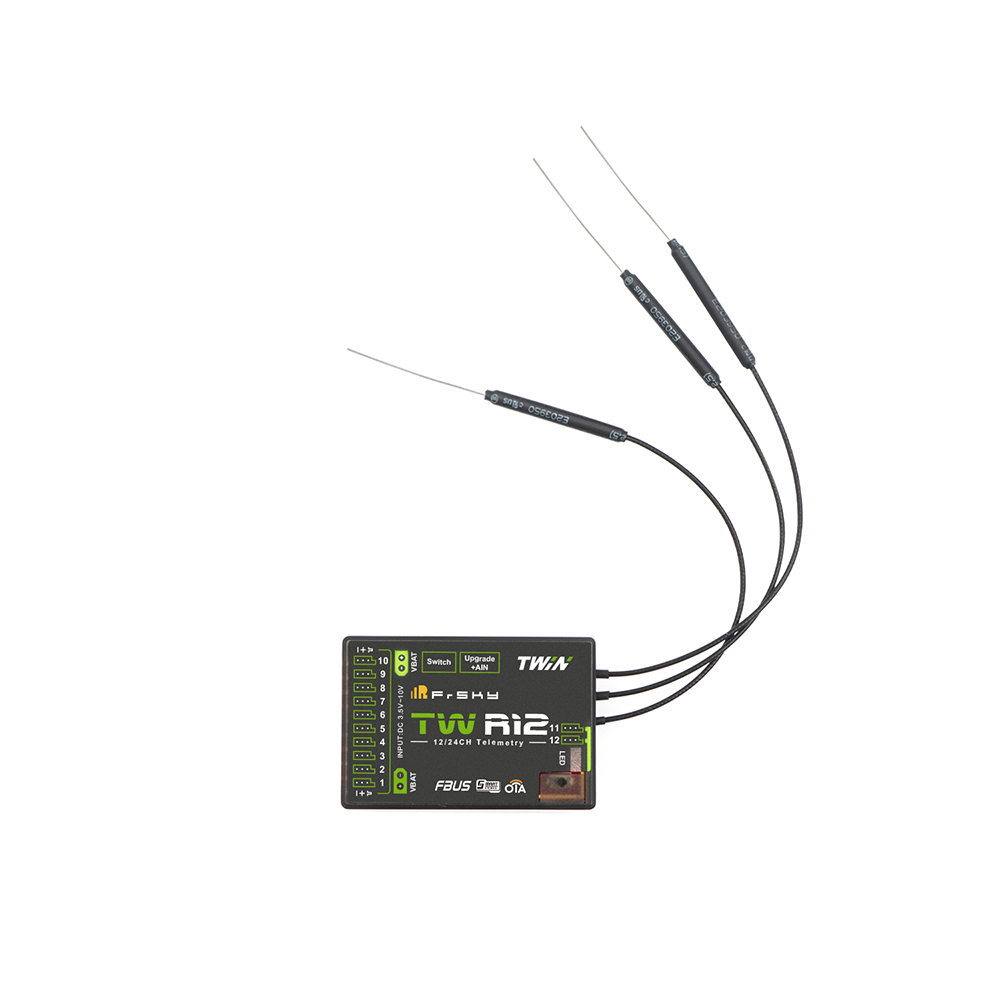 FrSkyTWR12Dual24G1224CHReceiverwithTripleAntennasDualXT30ConnectorsFBUSSPortPWMSBUSOutputforFPVRCRac-1996377-2