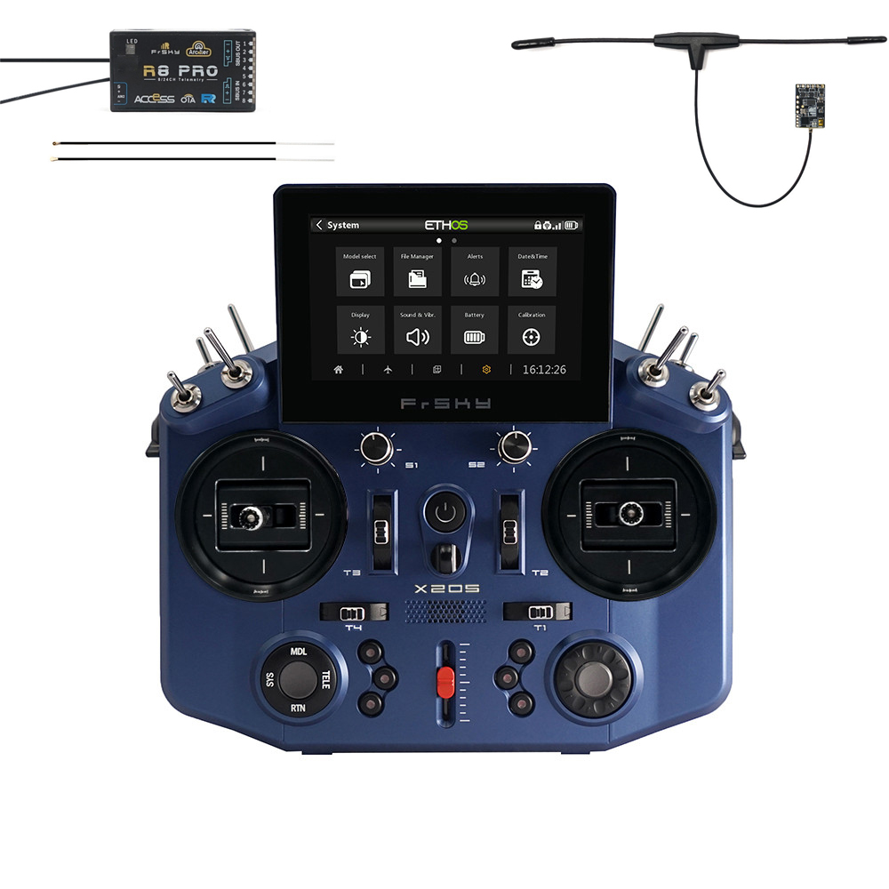 FrSkyTandemX20SHallSensorGimbalsBuilt-in900M24GDual-BandInternalAudioWirelessRFModuleMode2RadioTrans-1821605-2
