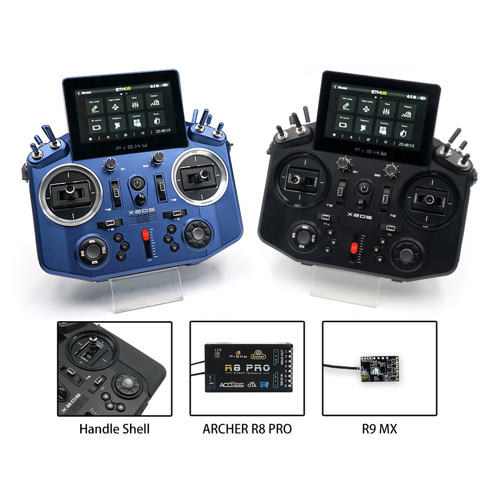 FrSkyTandemX20SHallSensorGimbalsBuilt-in900M24GDual-BandInternalAudioWirelessRFModuleMode2RadioTrans-1821605-13