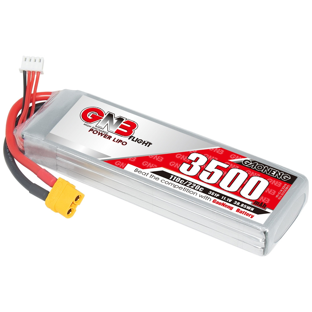 GAONENGGNB111V3500mAh110C3SLiPoBatteryXT60TPlugforOff-RoadandOn-RoadRCCarHelicopterAirplane-2003723-3