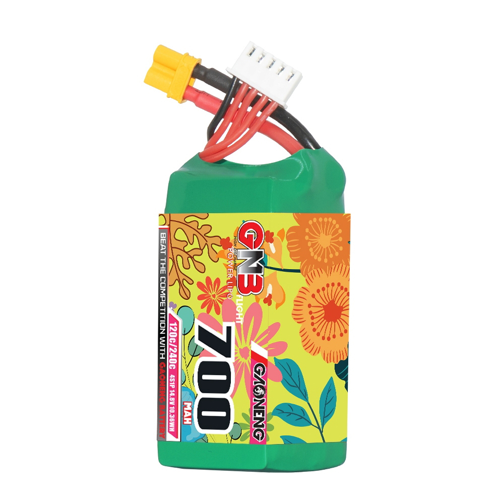 GAONENGGNB148V700mAh120C4SLiPoBatteryXT30PlugforCinelog25V225to4InchRCFPVRacingDrone-2003210-2