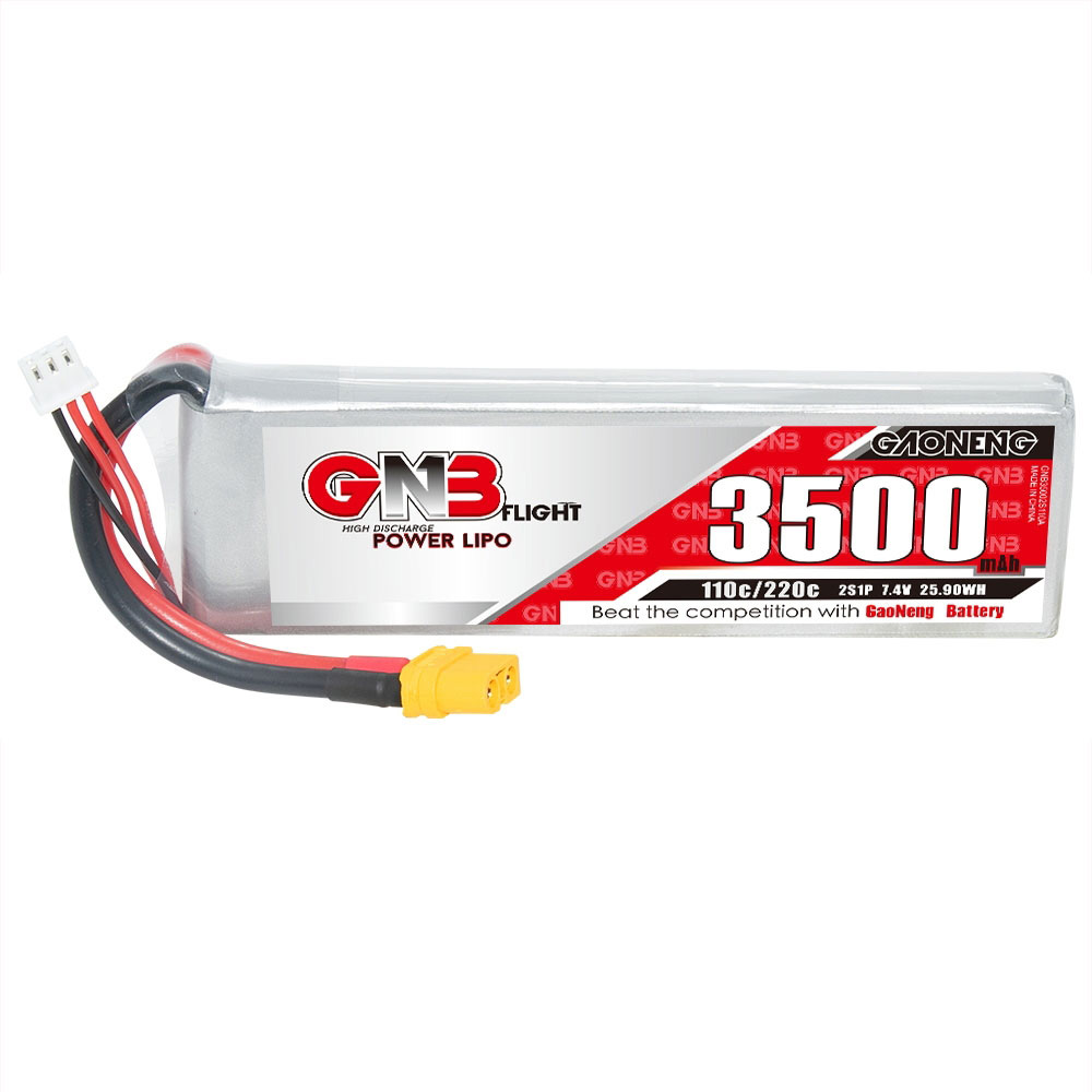 GAONENGGNB74V3500mAh110C2SLiPoBatteryXT60TPlugfor110ScaleOffRoadandOnRoadRCCar-2003724-2