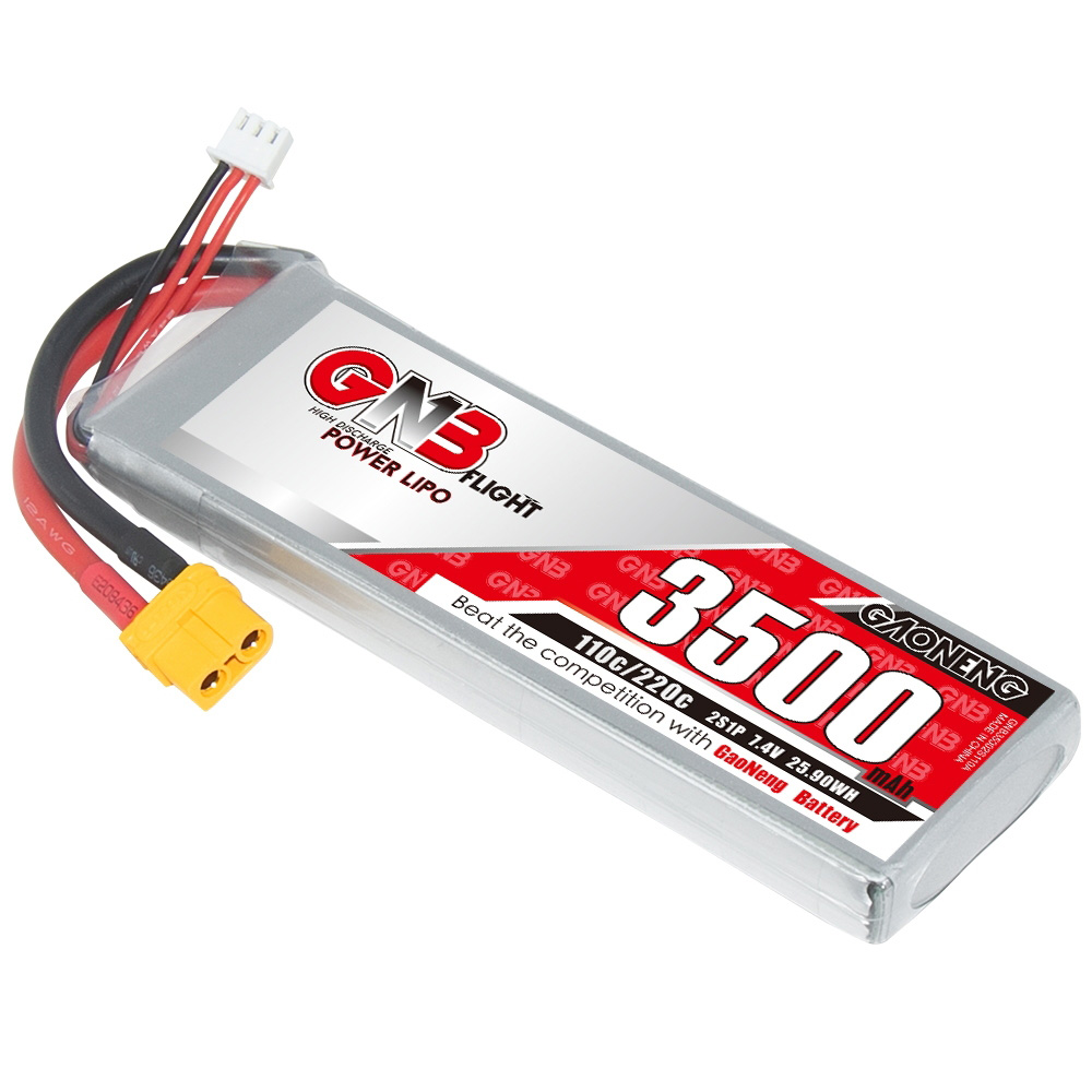 GAONENGGNB74V3500mAh110C2SLiPoBatteryXT60TPlugfor110ScaleOffRoadandOnRoadRCCar-2003724-3