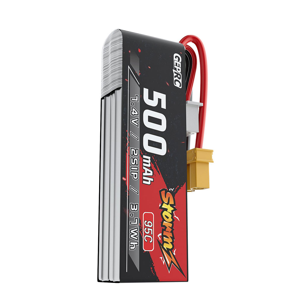 GEPRCStorm74V500mAh95C2SLiPoBatteryforFreestyleRacingQuadcopterHelicopterDrone-2009525-4