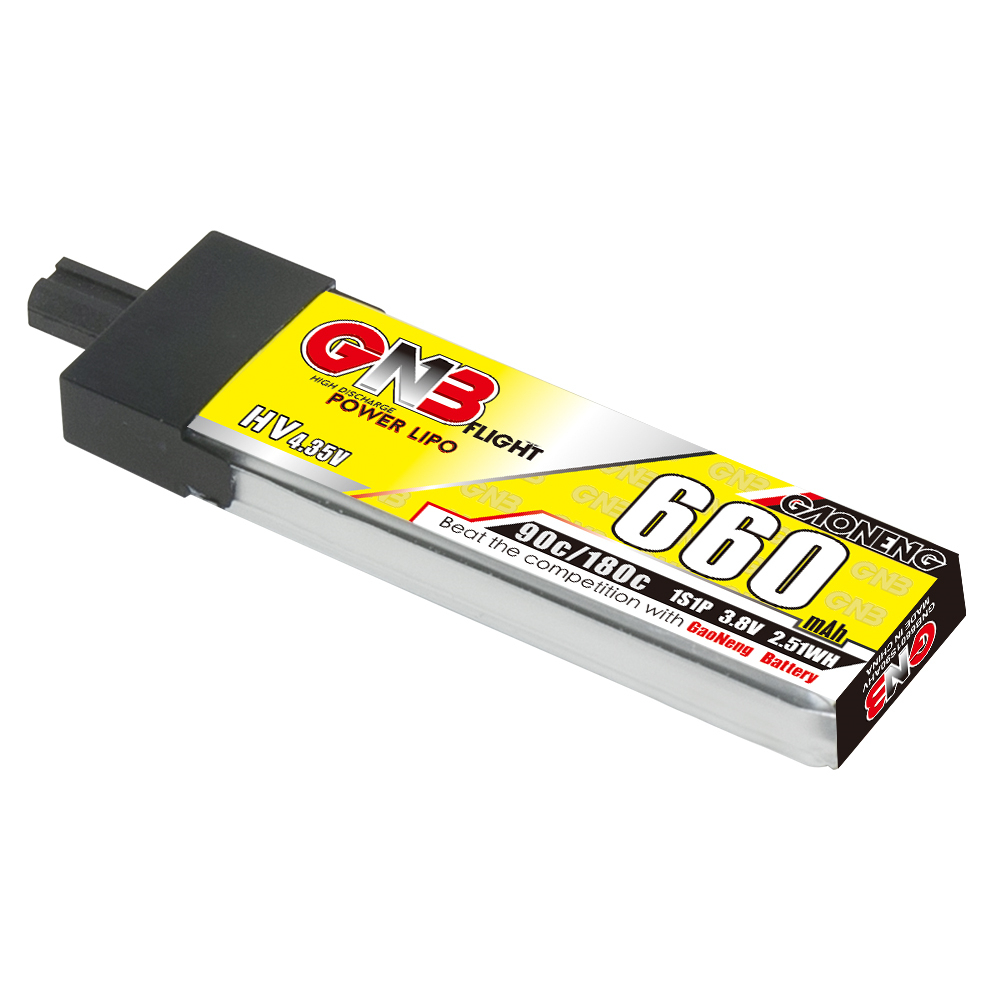 Gaoneng38V660mAh90C1SLiHVBatteryA30PlugWithAdapterCableforEmaxTinyhawkSBetaFPVBeta75X-1989154-2