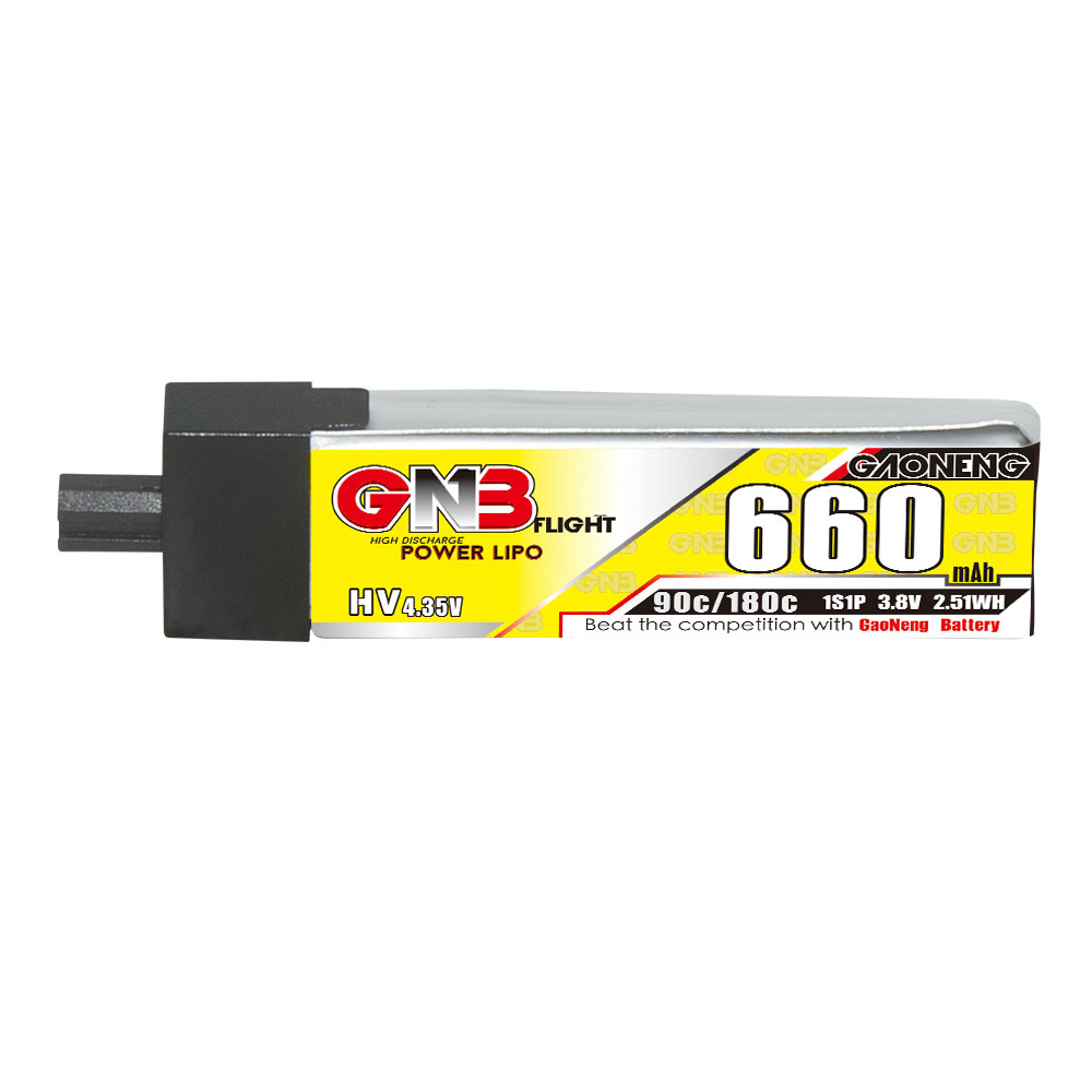 Gaoneng38V660mAh90C1SLiHVBatteryA30PlugWithAdapterCableforEmaxTinyhawkSBetaFPVBeta75X-1989154-4