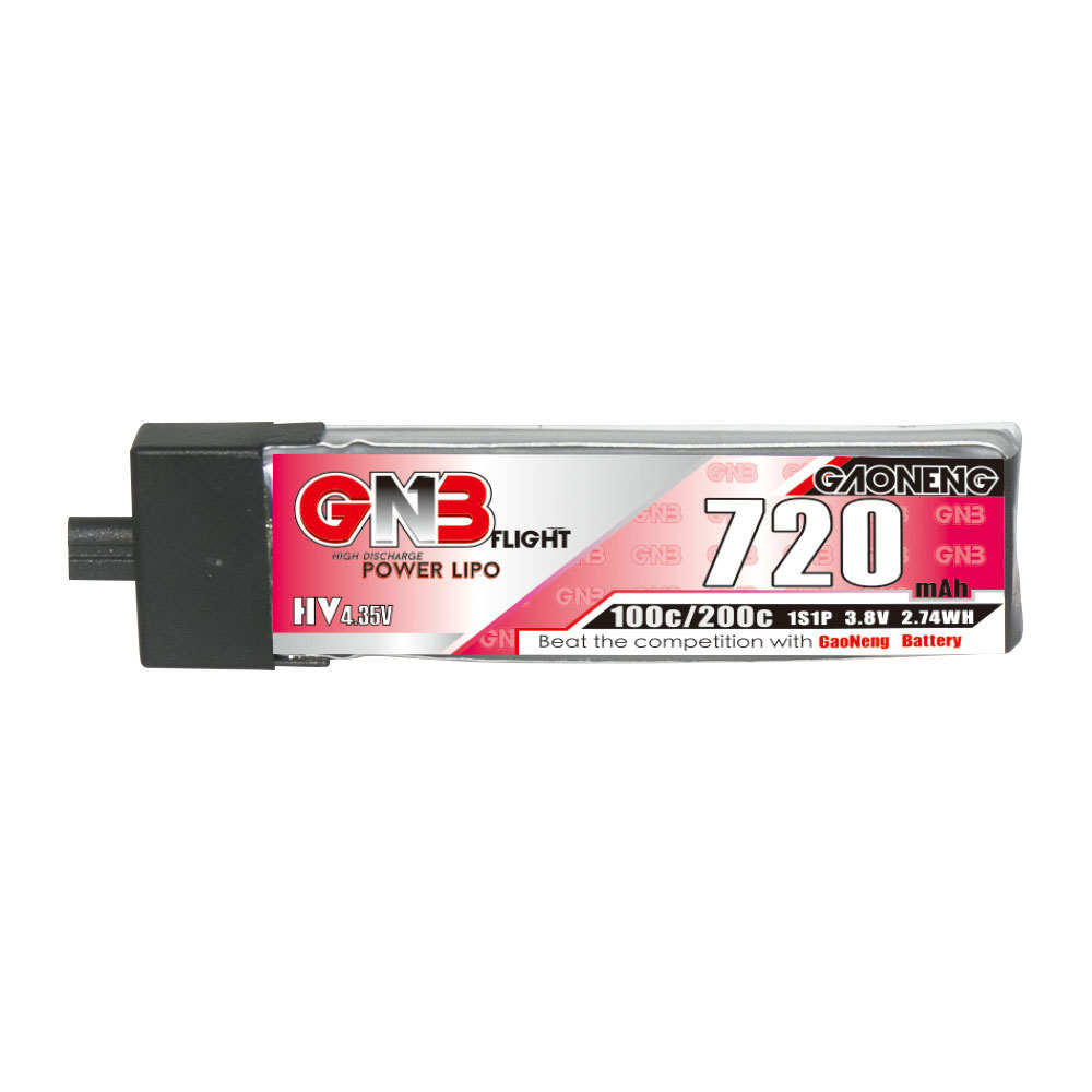 Gaoneng38V720mAh100C1SLiHVBatteryA30PlugWithAdapterCableforEmaxTinyhawkSBetaFPVBeta75X-1989156-4