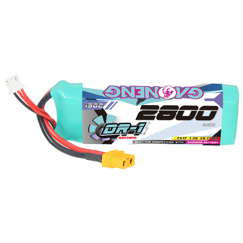 Gaoneng74V2800mAh150C2SLipoBatteryXT60PLUGTPLUGfor112114116RCCars-1989104-1