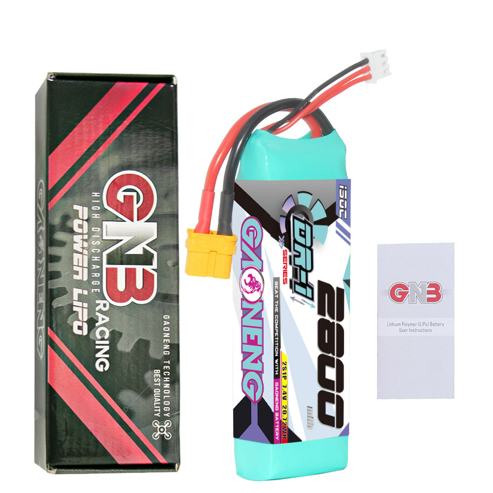 Gaoneng74V2800mAh150C2SLipoBatteryXT60PLUGTPLUGfor112114116RCCars-1989104-6