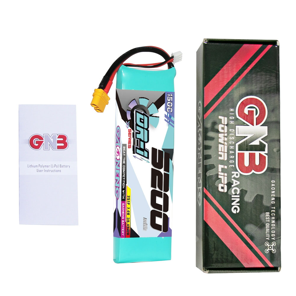 Gaoneng74V5200mAh150C2SLiPoBatteryXT60PlugTPlugfor18110RCCars-1989114-6