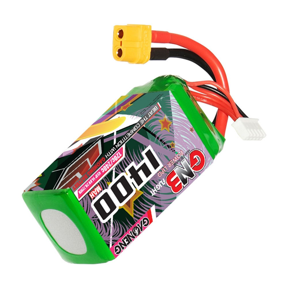 GaonengGNB148V1400mAh120C4SLiPoBatteryTXT60XT90EC5PlugforFPVRacingDrone-1949108-6
